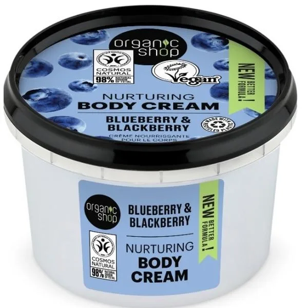 Crema de corp cu afine si mure, 250ml, Organic Shop — preț și oferte