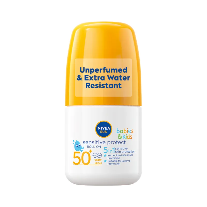 Protectie solara pentru copii Roll-on Sensitive Protect&Care SPF 50+, 50ml, Nivea — preț și oferte
