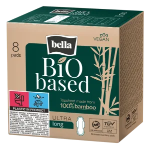 Absorbante Bio Based Long, 8 bucati, Bella