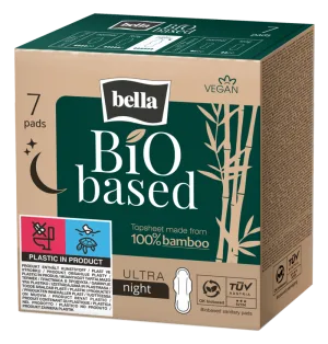 Absorbante Bio Based Night, 7 bucati, Bella