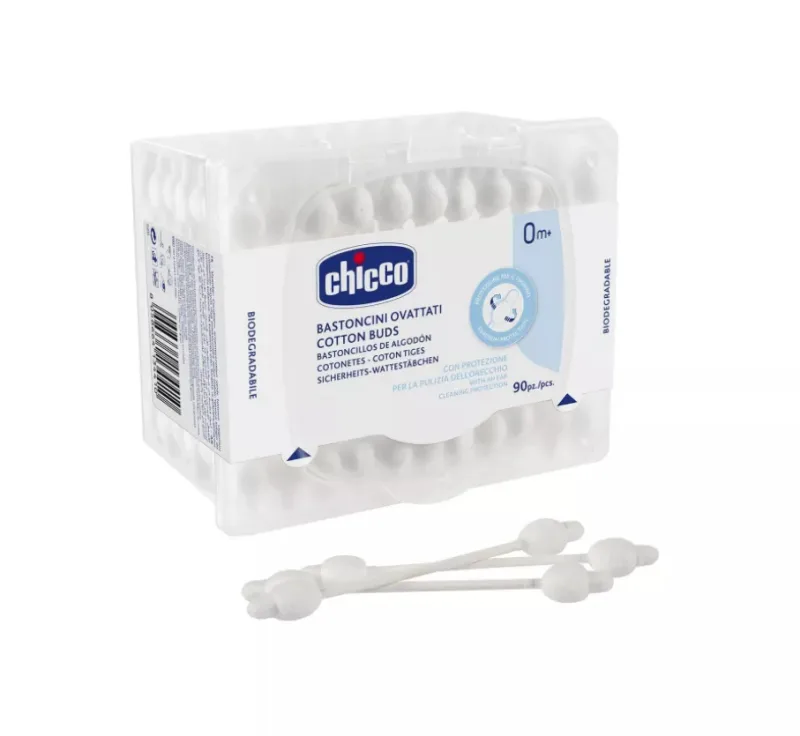 Betisoare pentru urechi 0 luni+, 90 bucati, Chicco — preț și oferte