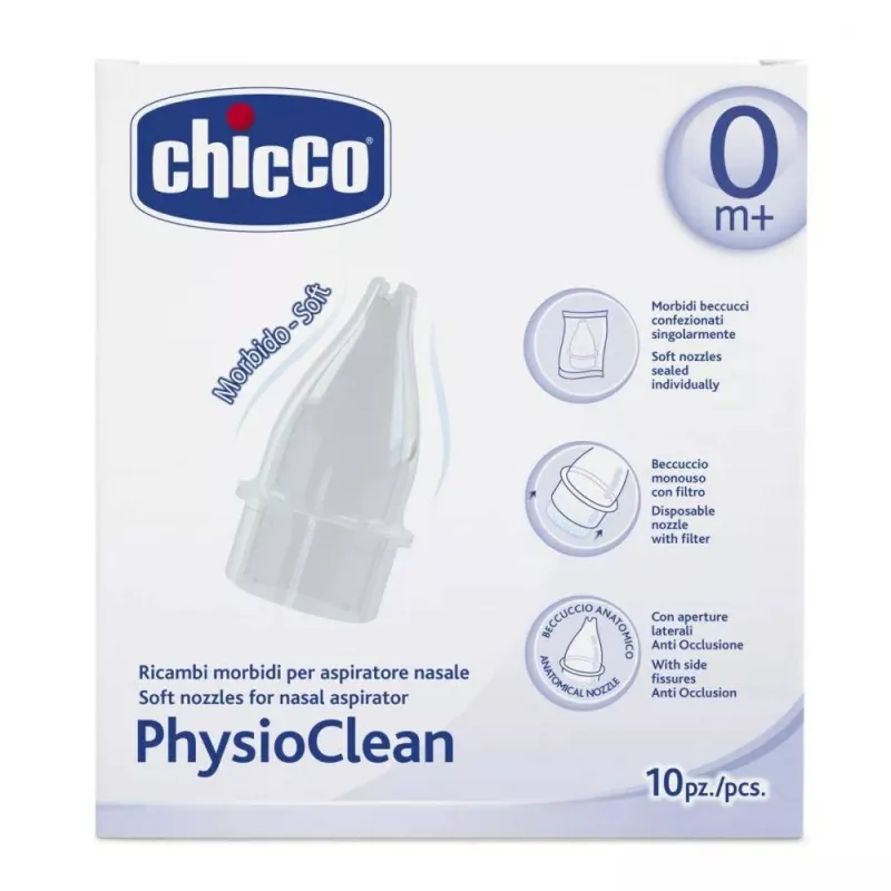 Rezerva pentru aspirator nazal PhysioClean, 10 bucati, Chicco — preț și oferte
