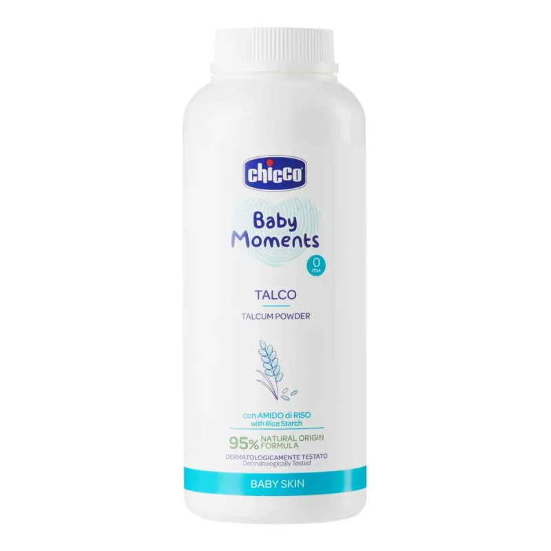 Pudra de talc Baby Moments 0 luni +, 150g, Chicco — preț și oferte