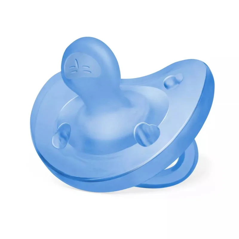 Suzeta anatomica din silicon PhysioSoft 6-16 luni Bleu, 1 bucata, Chicco — preț și oferte