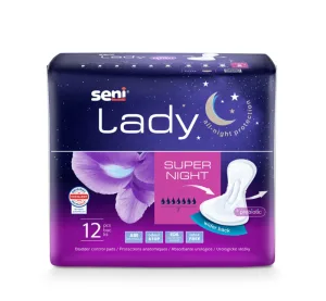 Absorbante urologice Super Night Lady, 12 bucati, Seni