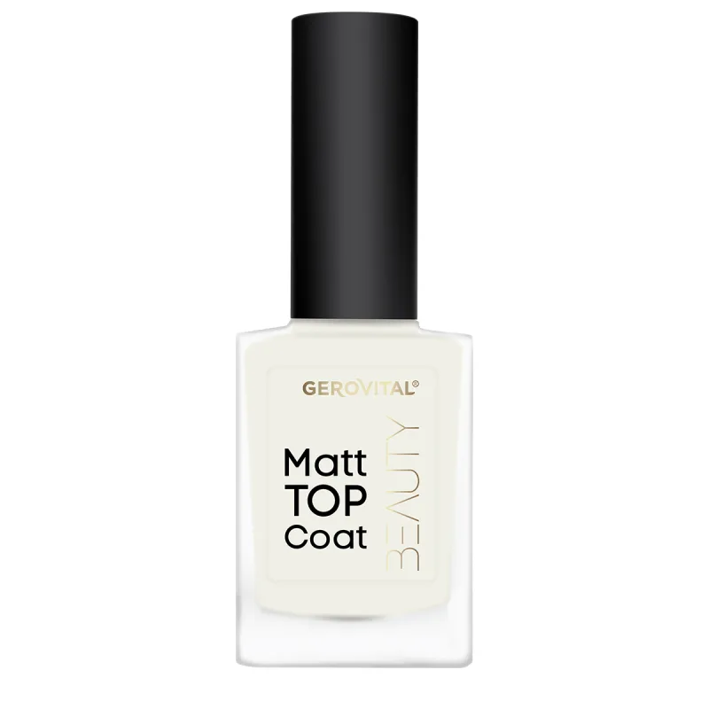 Lac de unghii Beauty Matt Top Coat, 11ml, Gerovital — preț și oferte