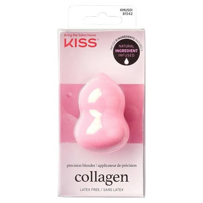 Burete make-up cu infuzie de colagen, 1 bucata, Kiss — preț și oferte