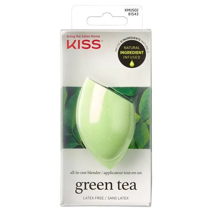 Burete make-up cu infuzie de ceai verde, 1 bucata, Kiss — preț și oferte