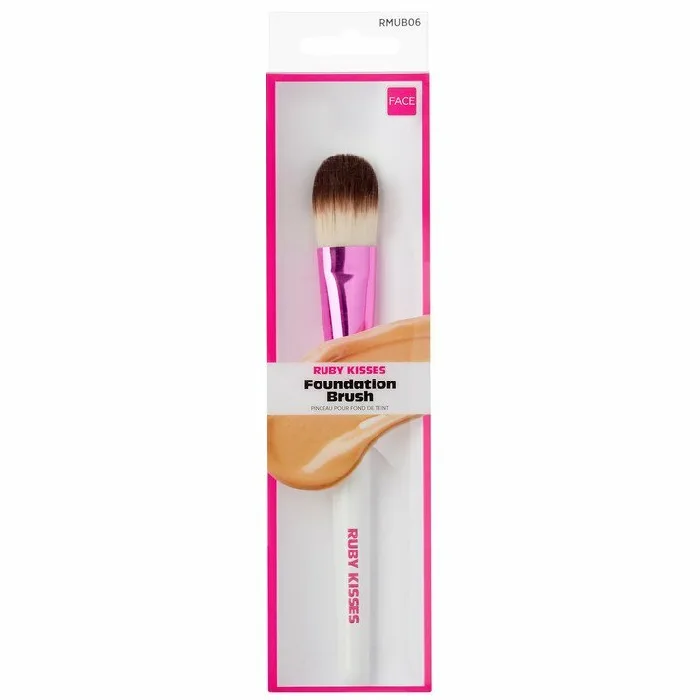 Pensula de machiaj Ruby Kisses Foundation Brush, 1 bucata, Kiss — preț și oferte
