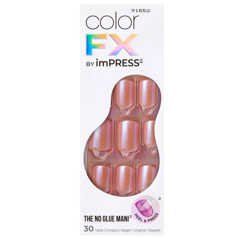 Unghii false Impress Color Fx Distraction, 30 bucati, Kiss — preț și oferte