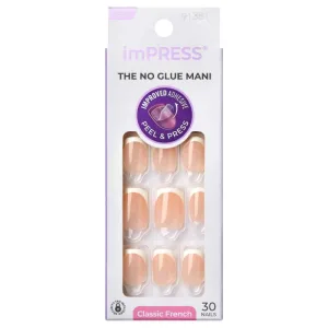 Unghii false Impress Nails Model, 30 bucati, Kiss