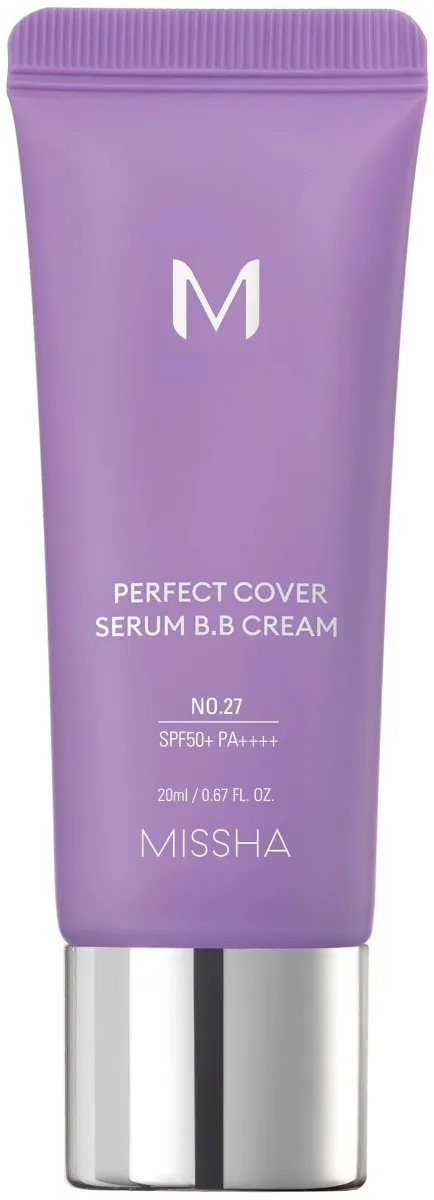 BB Cream M Perfect Cover Serum SPF 50+ 27 Bej Miere, 20ml, Missha — preț și oferte