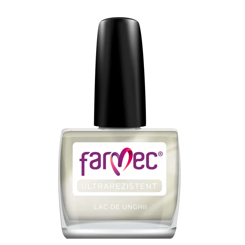 Lac de unghii sidef Nr.1, 11ml, Farmec — preț și oferte