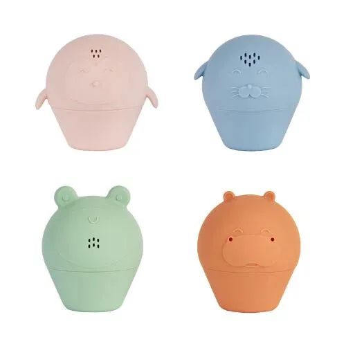 Set de 4 jucarii de baie stropitoare din silicon, 1 bucata, Badabulle — preț și oferte