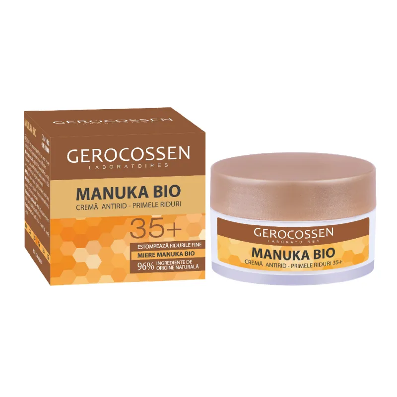 Crema antirid - primele riduri 35+ Manuka Bio, 50 ml, Gerocossen — preț și oferte