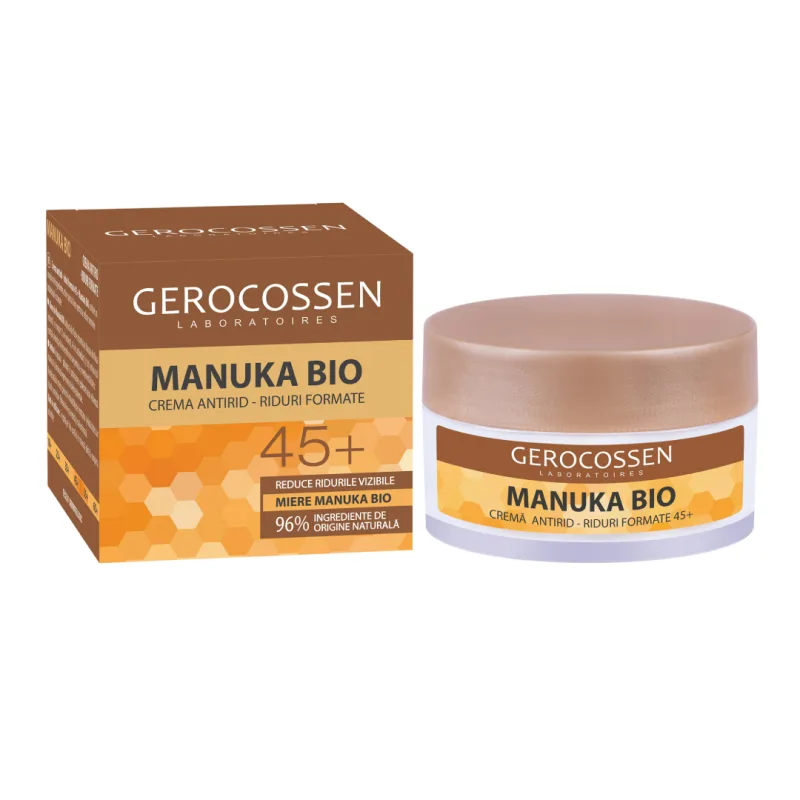 Crema antirid - riduri formate 45+ Manuka Bio, 50 ml, Gerocossen — preț și oferte