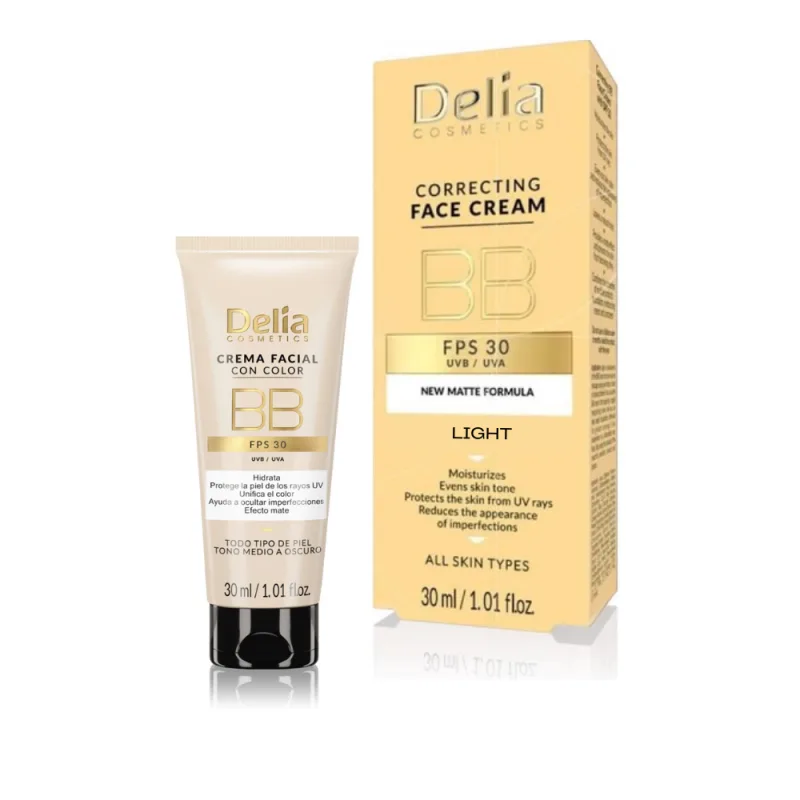 BB Cream cu SPF30 Light, 30ml, Delia Cosmetics — preț și oferte
