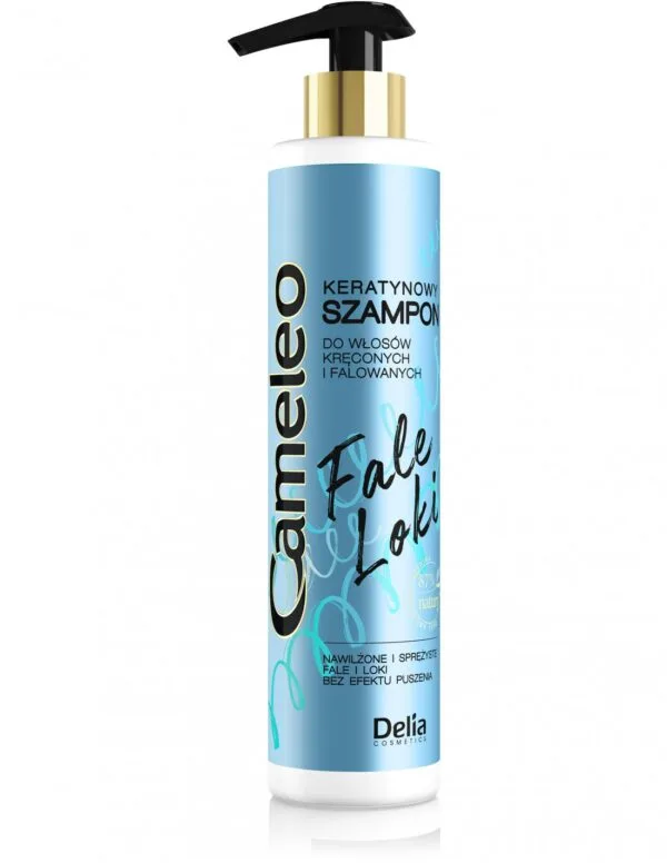 Sampon Cameleo Waves & Curls Keratin, 250ml, Delia Cosmetics — preț și oferte