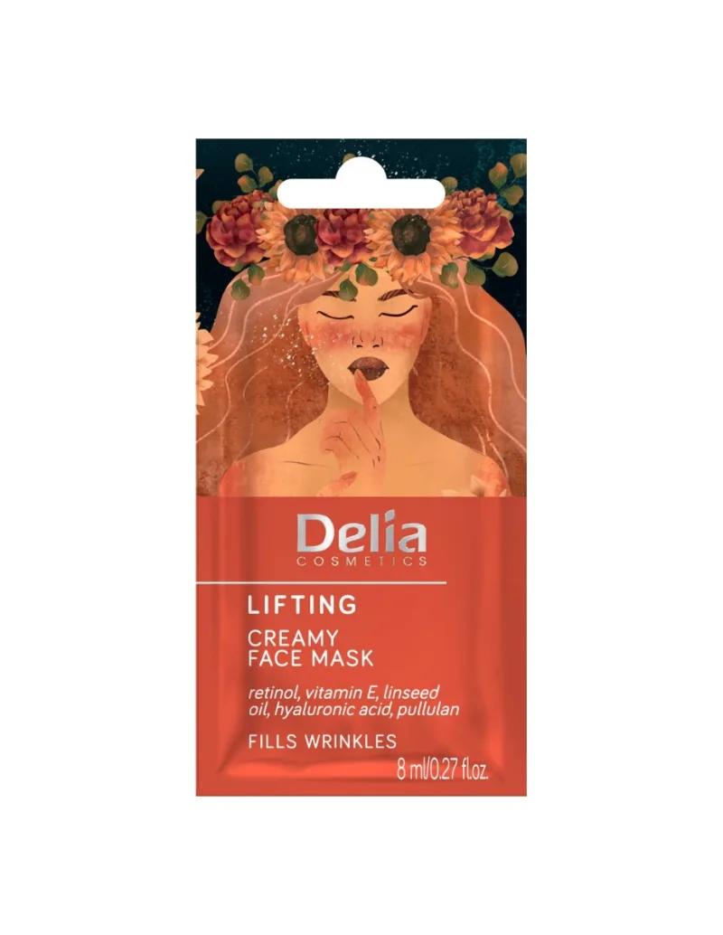 Masca de fata Crema Lifting, 8ml, Delia Cosmetics — preț și oferte