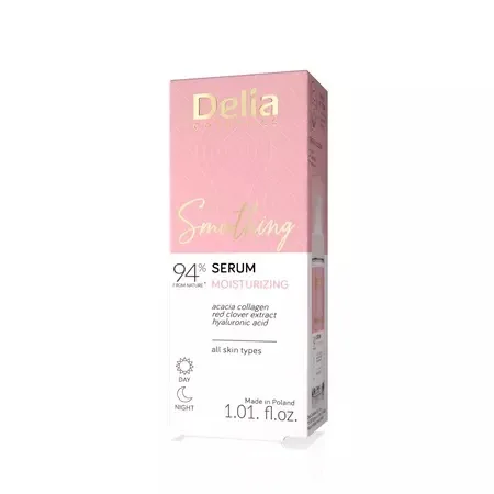 Ser hidratant pentru fata si decolteu Smoothing, 30ml, Delia Cosmetics — preț și oferte