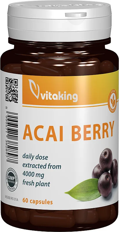 Extract Acai Berry, 60 capsule gelatinoase, Vitaking — preț și oferte