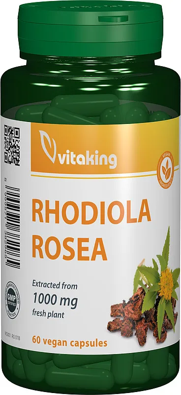 Extract de Rhodiola 1000 mg, 60 capsule, Vitaking — preț și oferte