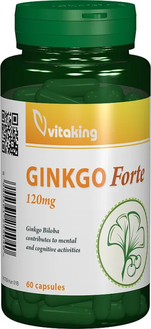 Extract de Ginkgo Forte 120mg, 60 capsule, Vitaking