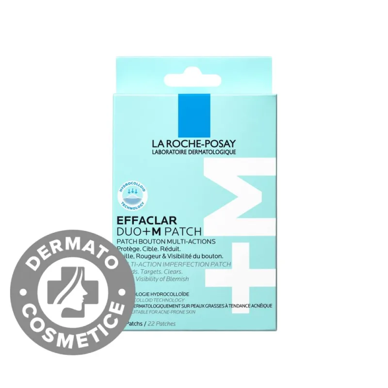 Plasturi pentru cosuri Effaclar Duo +M Patch, 22 bucati, La Roche-Posay — preț și oferte