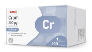 Dr. Max Crom 200mcg, 100 comprimate