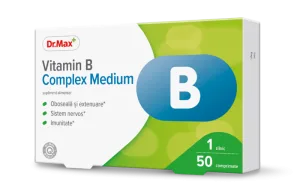 Dr. Max Vitamin B Complex Medium, 30 comprimate
