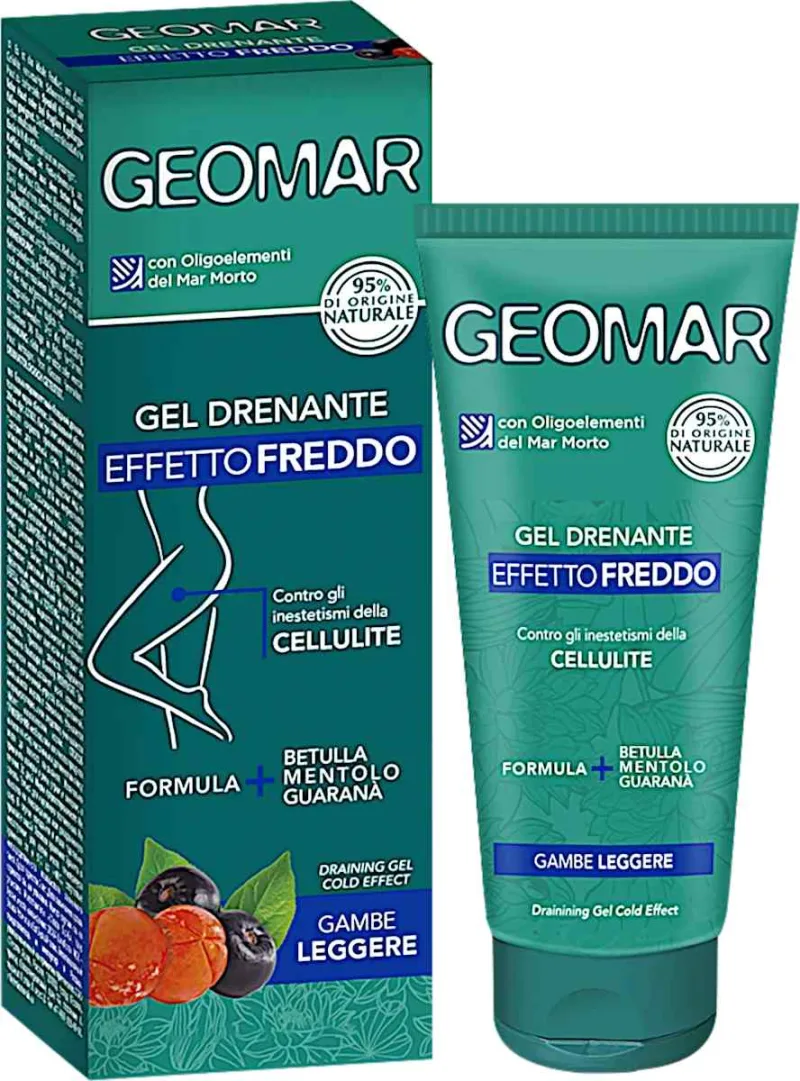 Gel drenant si racoritor anticelulita, 200ml, Geomar — preț și oferte