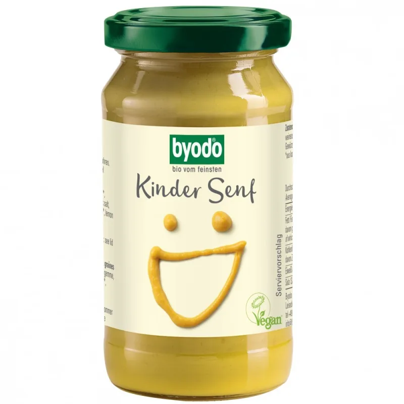 Mustar Bio fara gluten pentru copii, 200ml, Byodo — preț și oferte