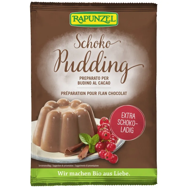 Pudra Bio pentru budinca cu cacao, 43g, Rapunzel — preț și oferte
