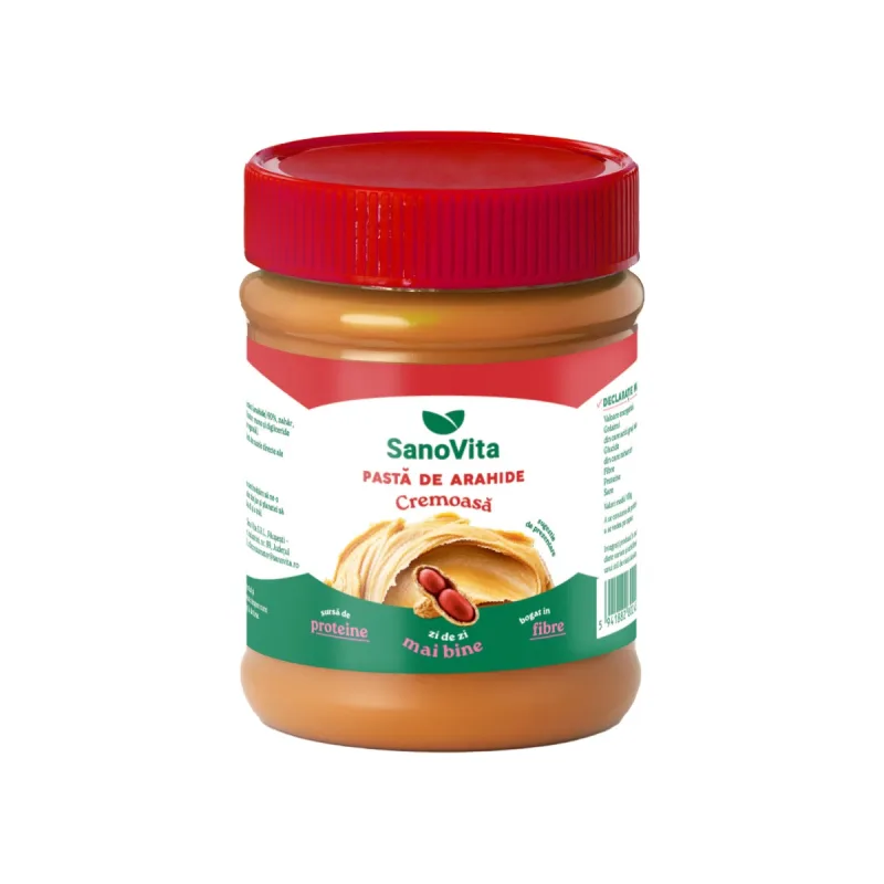 Pasta de alune cremoasa, 375g, SanoVita — preț și oferte