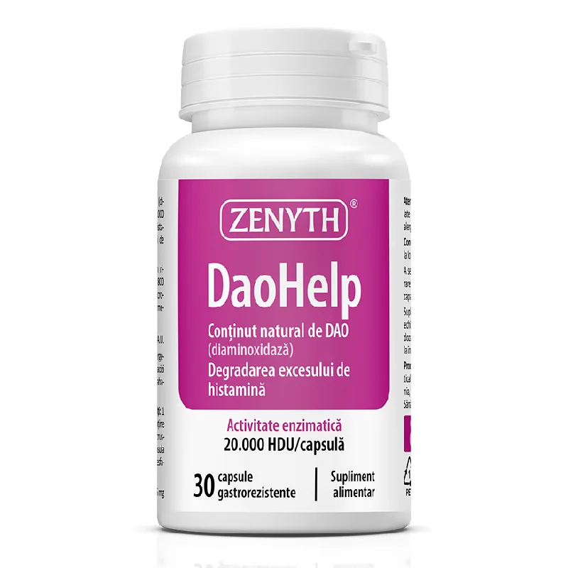 DaoHelp, 30 capsule gastrorezistente, Zenyth ZENYTH PHARMACEUTICALS SRL — preț și oferte
