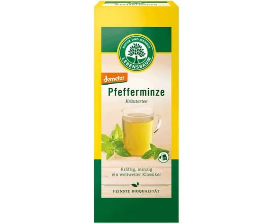 Ceai de menta bio Demeter, 30g, Lebensbaum — preț și oferte