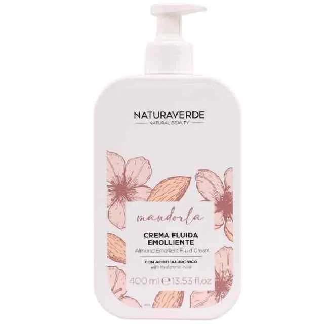 Crema fluida emolienta cu migdale, 400ml, Natura Verde — preț și oferte