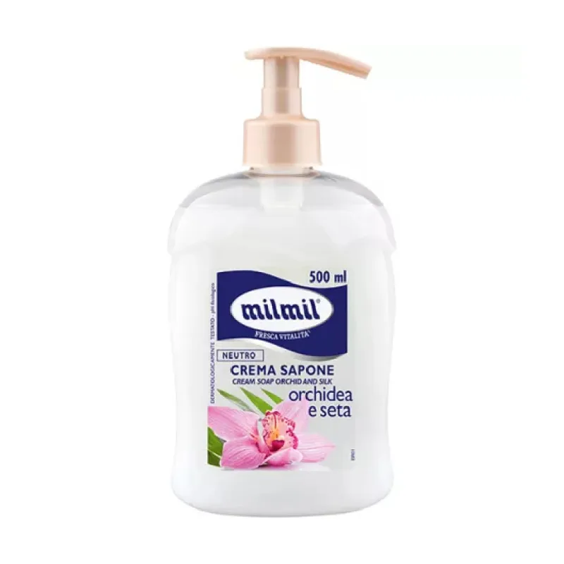 Sapun lichid cu Orhidee & Matase, 500ml, Mil Mil — preț și oferte