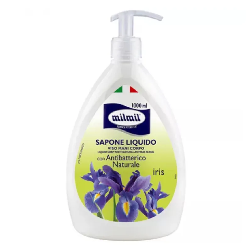 Sapun lichid cu pompita cu Iris, 1000ml, Mil Mil — preț și oferte