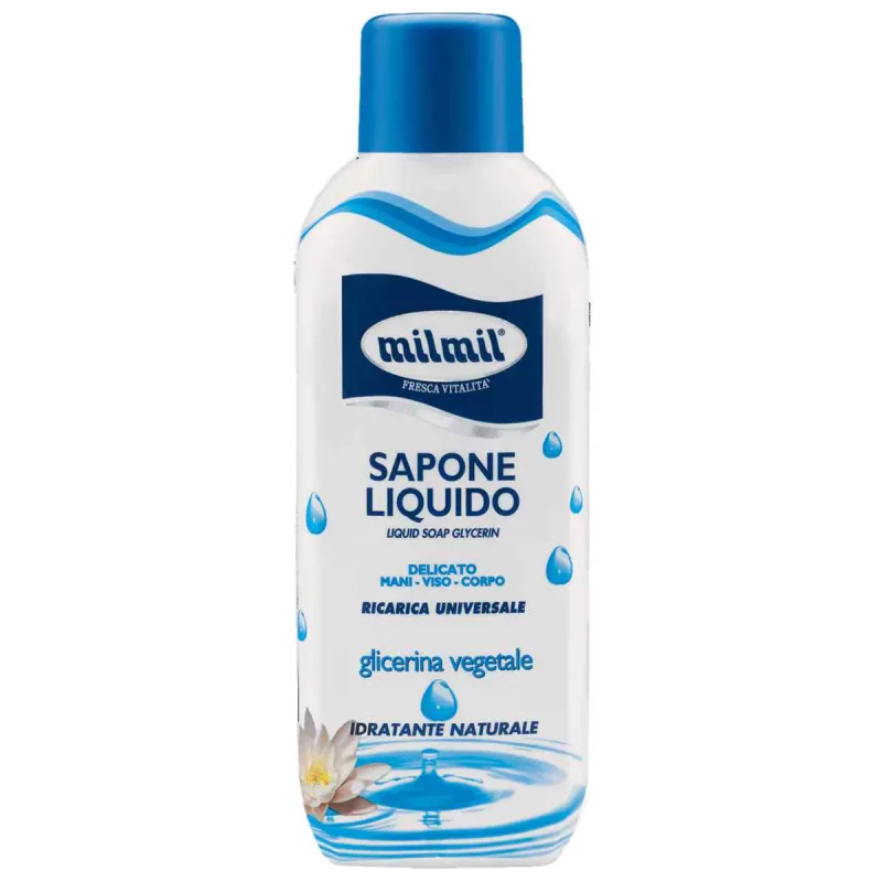 Sapun lichid rezerva cu glicerina, 1000ml, Mil Mil — preț și oferte