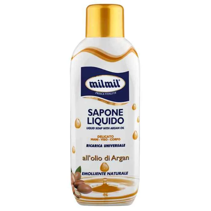 Sapun lichid rezerva cu ulei de argan, 1000ml, Mil Mil — preț și oferte