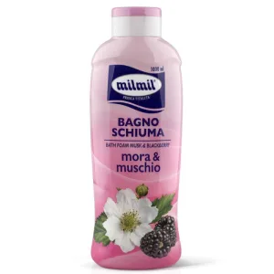 Spuma de baie cu mure si mosc, 1000ml, Mil Mil