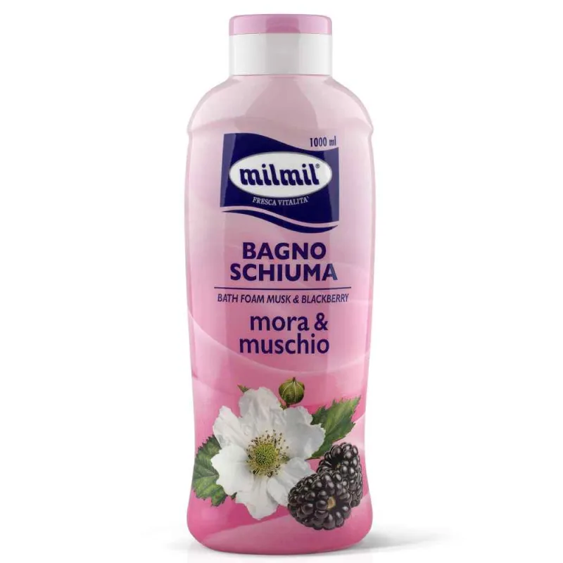 Spuma de baie cu mure si mosc, 1000ml, Mil Mil — preț și oferte