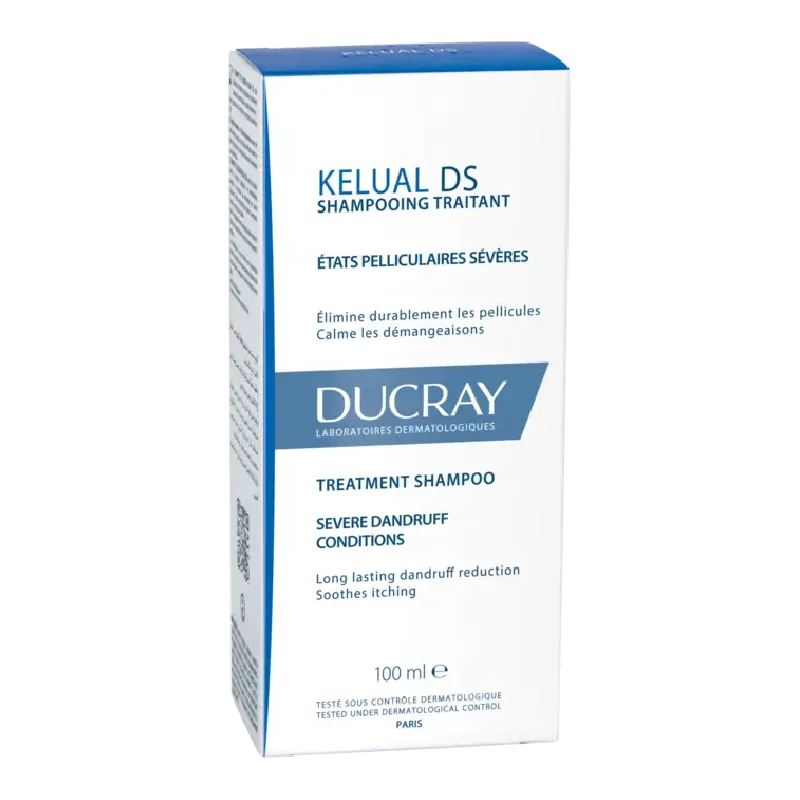 Sampon tratament dermatocosmetic anti-matreata severa Kelual DS, 100 ml, Ducray — preț și oferte