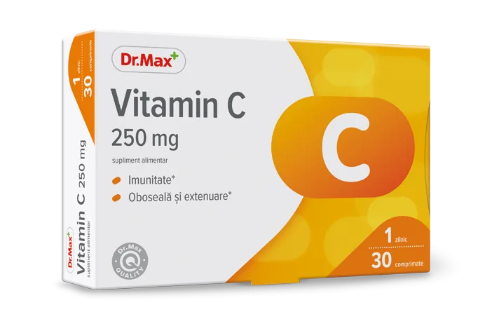 Dr. Max Vitamin C 250mg, 30 comprimate filmate — preț și oferte