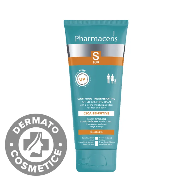 Balsam calmant si regenerant dupa plaja Cica Sensitive, 200ml, Pharmaceris — preț și oferte
