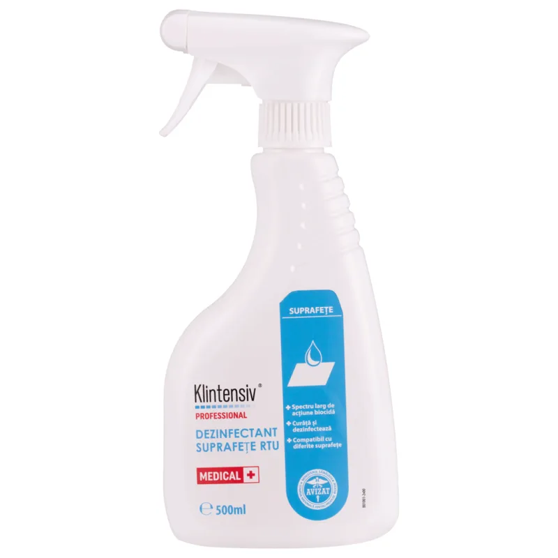 Dezinfectant pentru suprafete, 500ml, Klintensiv — preț și oferte