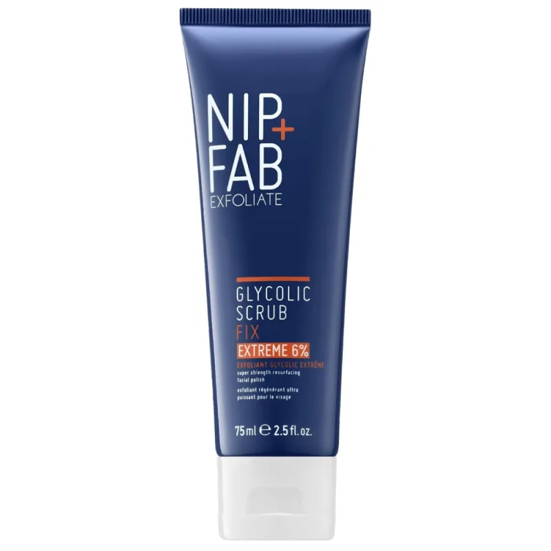 Exfoliant pentru fata 6% Glycolic Fix Extreme, 75ml, NIP+FAB — preț și oferte