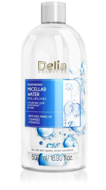 Apa micelara hidratanta cu acid hyaluronic , 500ml, Delia Cosmetics — preț și oferte