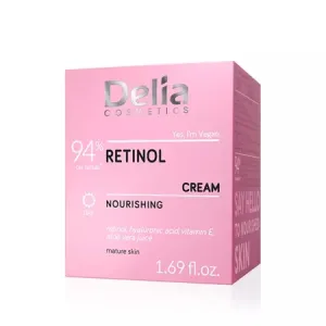 Crema de fata nutritiva cu retinol, 50ml, Delia Cosmetics